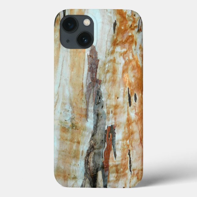 Natural tree bark colourful orange and grey pictur Case-Mate iPhone case (Back)