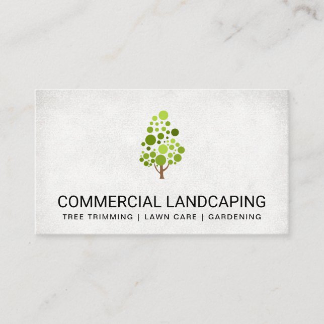 Natural | Tree | Gardening | Landscaping Business Card (Front)