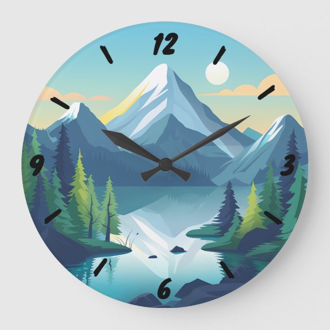  Natural Wall Clock (Front)