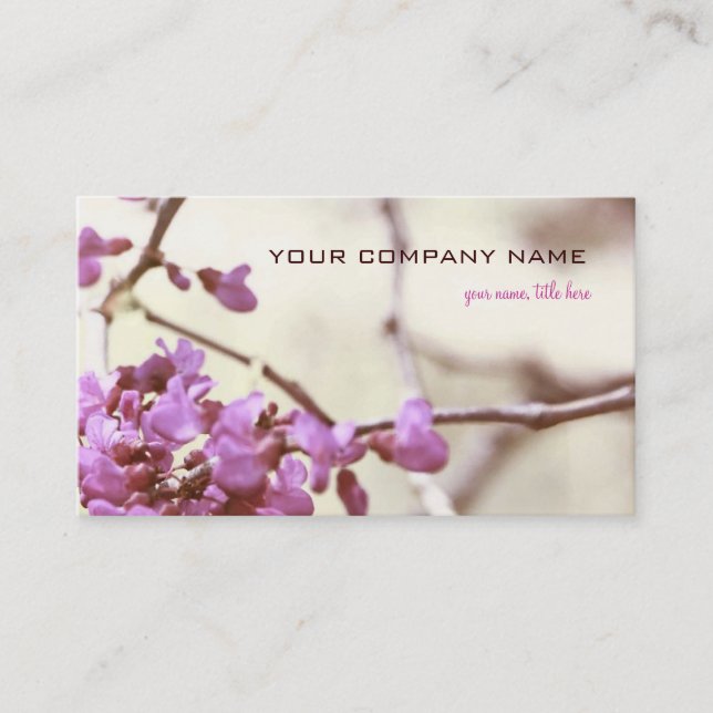 Natural Web Business Card (Front)