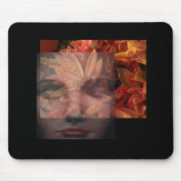 Natural Woman Meditating Mousepad
