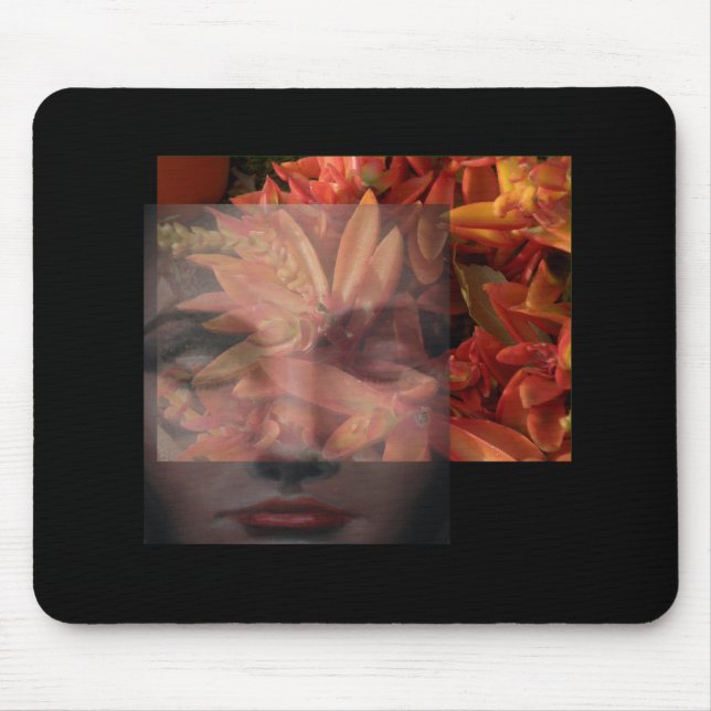 Natural Woman Meditating Mousepad (Front)