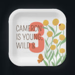 Natural Wonder Birthday Party Paper Plate<br><div class="desc">This custom birthday party plate features easy to edit text for both a birthday message and name as well as a number for the age being celebrated. The nature inspired and gender neutral theme of the great outdoors is an easy choice for all aspects of a birthday party celebration. The...</div>