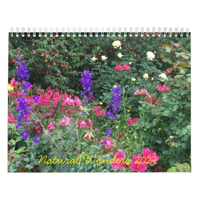 Natural wonders inspirational calendar  (Cover)