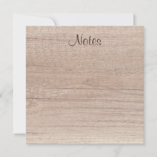 Natural Wood Look Template Handwritten Script