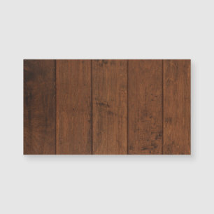 Natural Wood Magnetic Business Card