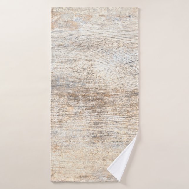 Natural wood texture background, parquet wood back bath towel (Bath Towel)