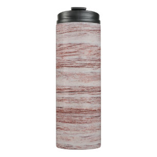 Natural wood texture pattern that is the backgroun thermal tumbler