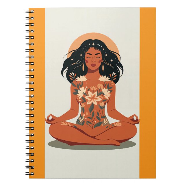 natural yoga notebook (Front)