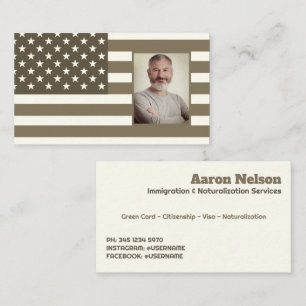 Naturalisation Immigration Business Card