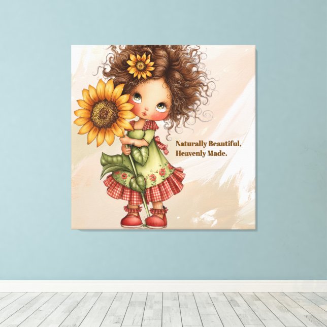 Naturally  canvas print (Insitu(Wood Floor))