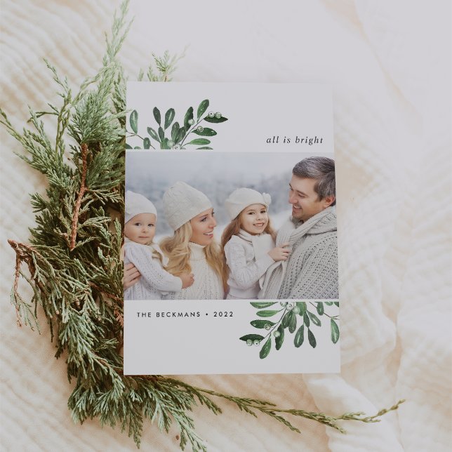 Naturally Joyful | Holiday Photo Card (Creator Uploaded)
