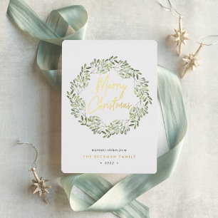 Naturally Joyful   Watercolor Wreath Christmas