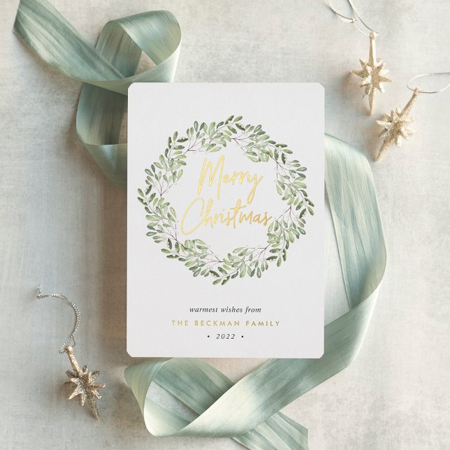 Naturally Joyful | Watercolor Wreath Christmas (Creator Uploaded)