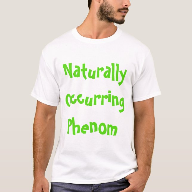 Naturally Occurring Funny Summer Beach Dad Gift T-Shirt (Front)