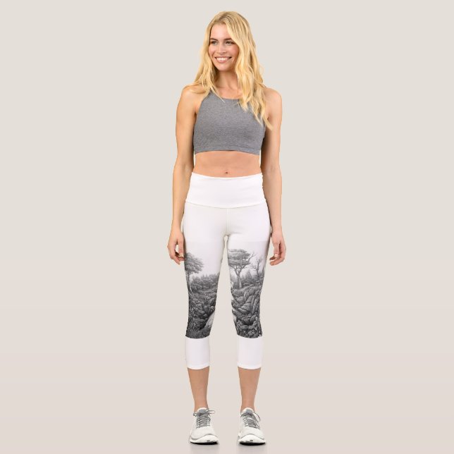 Nature 19. capri leggings (Front)