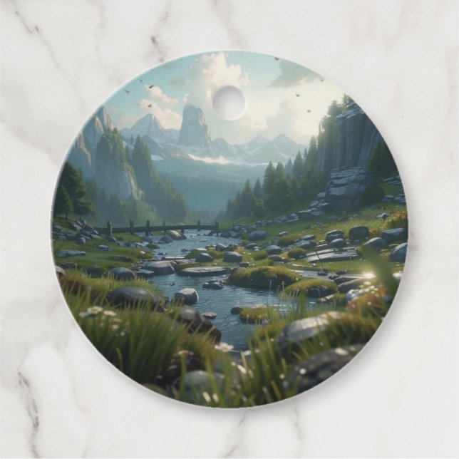 Nature 21. favour tags (Front)