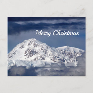 Nature Alaska Denali Landscape Photo Christmas Holiday Postcard