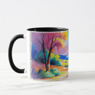 Nature and colors mug