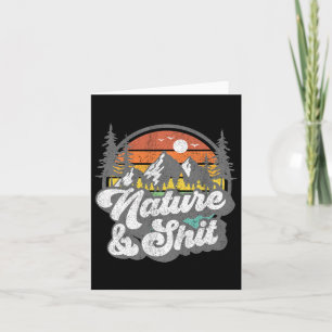 Nature And Funny Hiking Camping Hiker Camper Rv Gi Card
