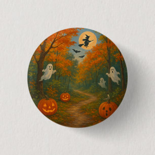 Nature and Halloween Button