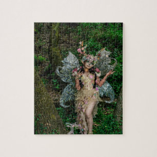 Nature and women in unique clothes jigsaw puzzle