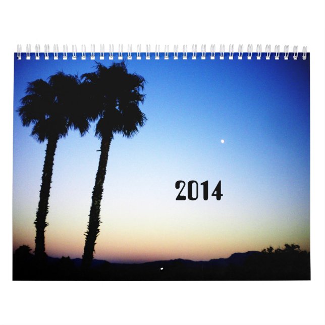 nature animal beautiful Custom Printed Calendar (Cover)