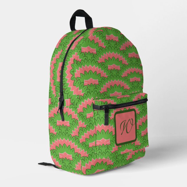 Nature Arches Printed Backpack (Back Corner Left)