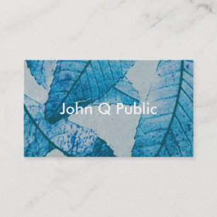 nature art business card template double sided
