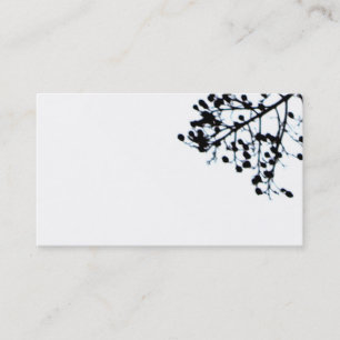 nature art business card template simple elegant