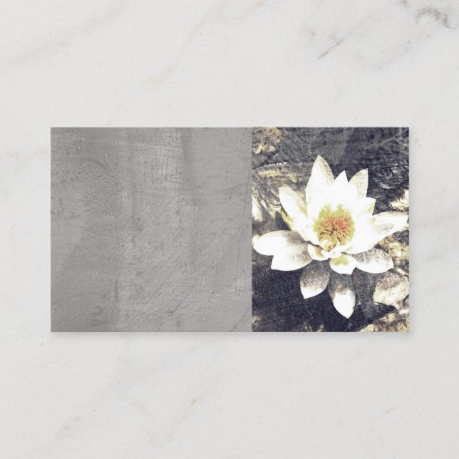 nature art custom business card template (Front)