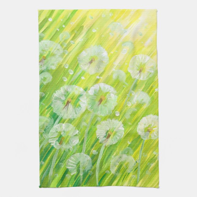 Nature background 2 tea towel (Vertical)