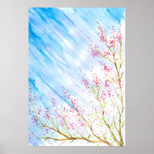 Nature background poster