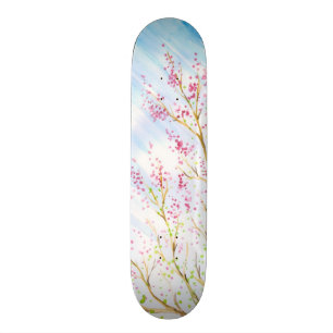 Nature background skateboard