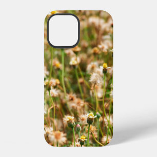 Nature background with grass flowerbackground, bea iPhone 12 case