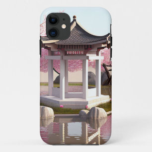 Nature Beauty Sakura Cherry Blossom Garden View Case-Mate iPhone Case