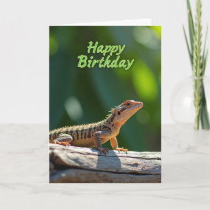 Nature Birthday Reptile Card