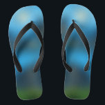 Nature Blue Green Custom Created Flip Flops<br><div class="desc">Here are some custom flip flops with your own image or you can use mine either way you will be styling on the beach this summer. Make sure to bookmark this page to come back to it in the future. If you like/love our designs make sure to like or share...</div>