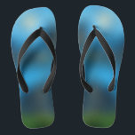 Nature Blue Green Custom Created Flip Flops<br><div class="desc">Here are some custom flip flops with your own image or you can use mine either way you will be styling on the beach this summer. Make sure to bookmark this page to come back to it in the future. If you like/love our designs make sure to like or share...</div>