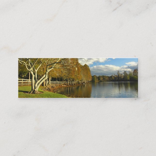 Nature Bookmark Mini Business Card (Front)