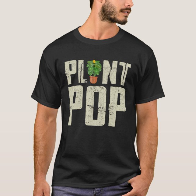 Nature Botanical Gardener Plant Pop Gardening T-Shirt (Front)