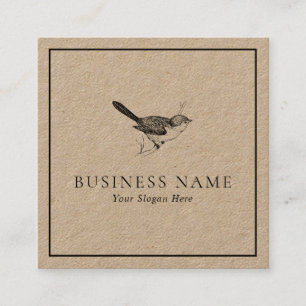 Nature - Bushtit Square Business Card