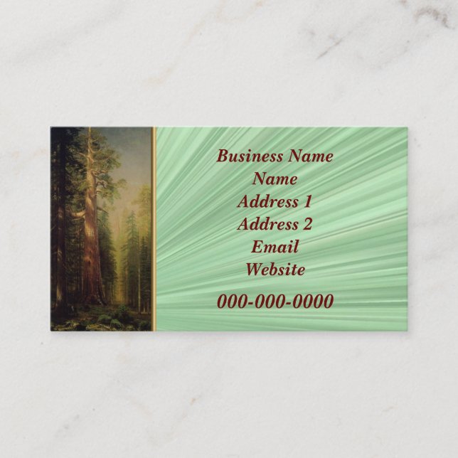 Nature Business Card (Front)