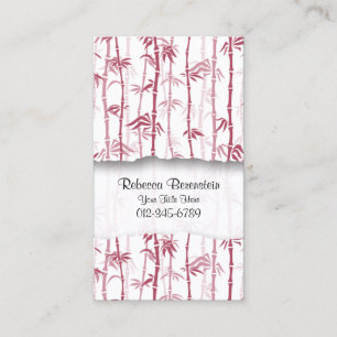 Nature Business Card Bamboo Shoots
