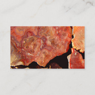 nature business card template rock pattern
