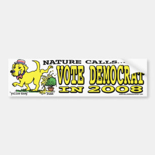 Nature Calls Bumper Sticker 