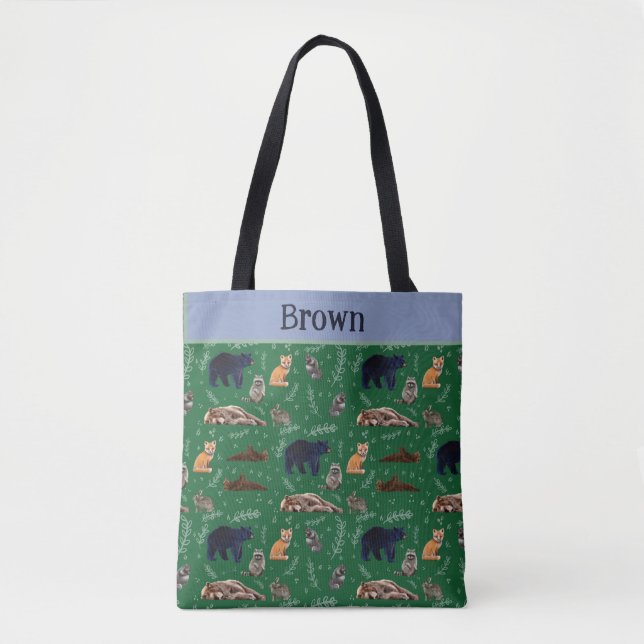 Nature Camping Trip tote Bag (Front)