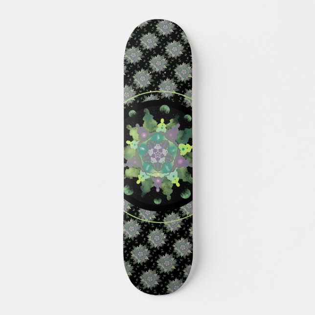 Nature Child Mandala Pattern  Skateboard (Front)