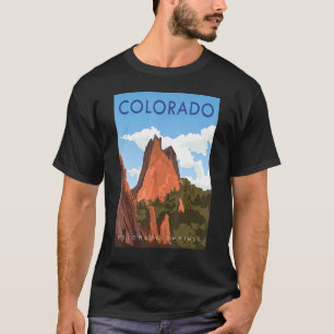 Nature Colorado Springs Colorado Mountain Garden O T-Shirt