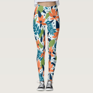 Nature Colorful Flowers Cute     Leggings